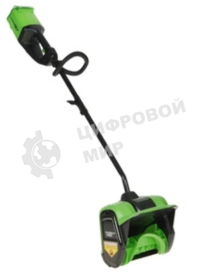 Снегоуборщик аккумуляторный Greenworks GD60SS2 60V, 30 см, с регулируемым направлением выброса, бесщеточный, c 1хАКБ 5Ач и ЗУ 2603207UG