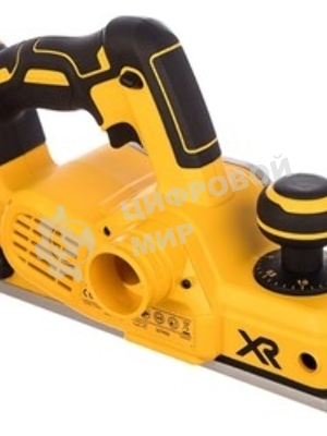 Аккумуляторный бесщеточный рубанок XR DeWalt DCP580N-XJ черный/желтый