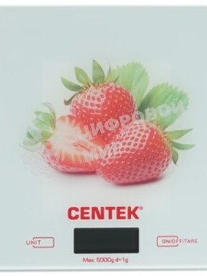 Весы кухонные CENTEK CT-2482 LED белый