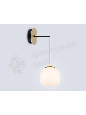 Настенный светильник Ambrella light LH51005 SGD/BK/FR золотой песок/черный/белый матовый G9 max 28W 130*200*400