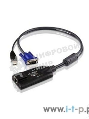 Переключатель ATEN KA7570 Кабель-адаптер KVM USB (Клав+мышь), HDB-15
