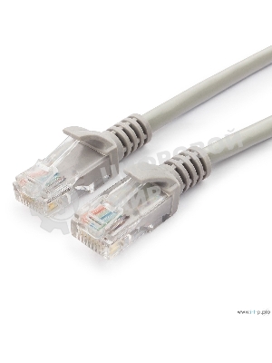 Патч-корд медный UTP Cablexpert PP10-15M cat.5e, 15м, литой, многожильный, серый