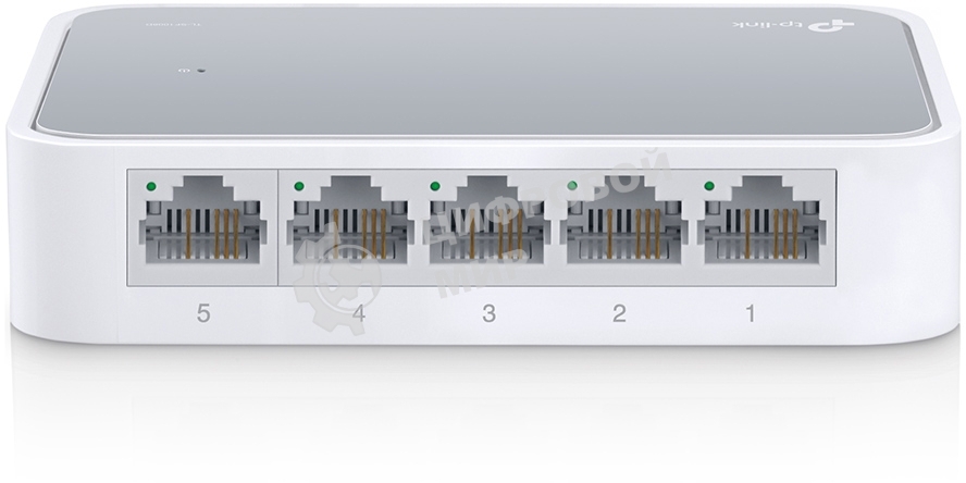 Коммутатор TP-Link SOHO TL-SF1005D Коммутатор 5-port 10/100M mini Desktop Switch, 5 10/100M RJ45 ports, Plastic case