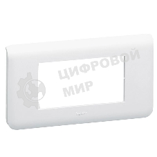 Рамка 4 мод. Mosaic New бел. Legrand 078814