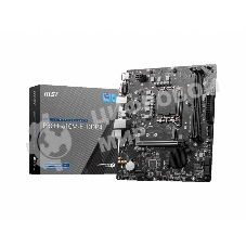 Материнская плата MSI PRO H610M-E DDR4, LGA 1700, Intel H610, 2xDDR4, 4xSATA, 1xM.2, 1xPCIe 4.0 x16, 1xPCIe 4.0 x1, 1xHDMI, 1xVGA, 1xRJ45 1Gb, 2xUSB-A 3.2 Gen 1, 4xUSB-A 2.0, 3x3.5мм, 7.1, mATX