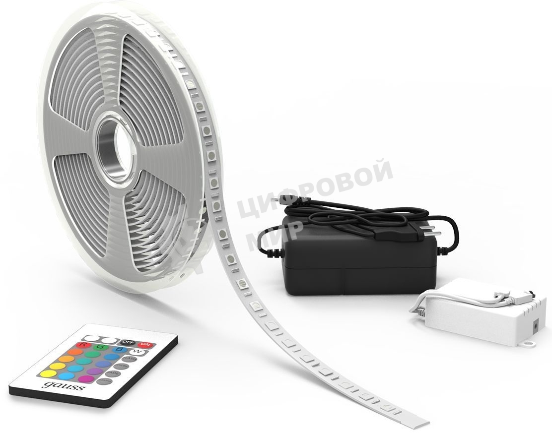 Лента светодиодная Gauss Basic 5м (BT042)