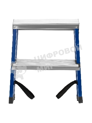 Стремянка Сибртех двусторонняя 2ступени стальная