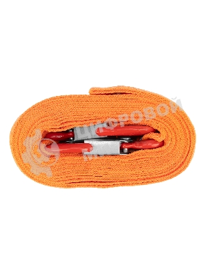 Трос буксировочный Stels 2,5 тонны, 2 крюка, сумка на молнии