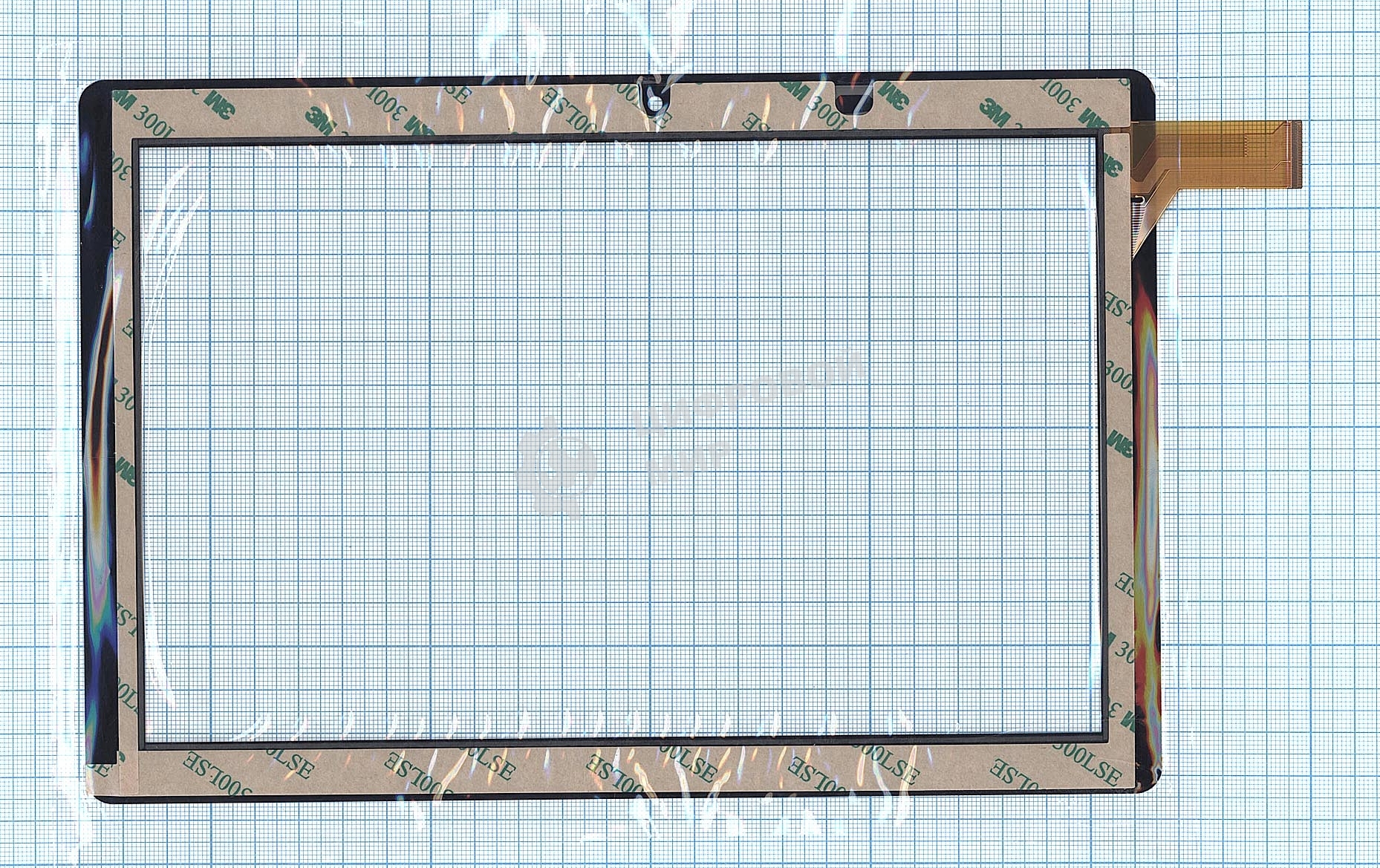 Сенсорное стекло (тачскрин) TurboPad kids 10.1 (2021), черное