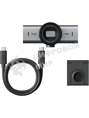 Веб-камера Logitech Webcam Brio MX 4К, 3840x2160, GRAPHITE [960-001559]