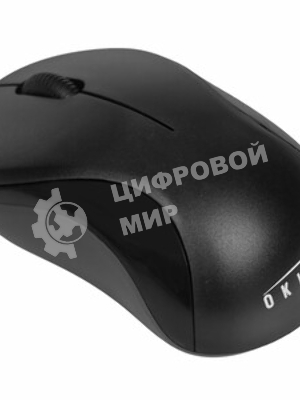 Мышь беспроводная Oklick 605SW черный, 1200 dpi, радиоканал, USB, кнопки - 3