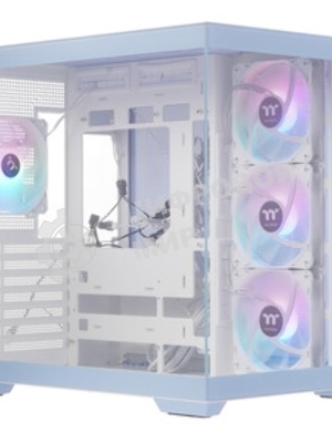 Компьютерный корпус Thermaltake View 380 TG ARGB синий без БП ATX 6x120мм 2x140мм 1x200мм 2xUSB3.0 audio bott PSU