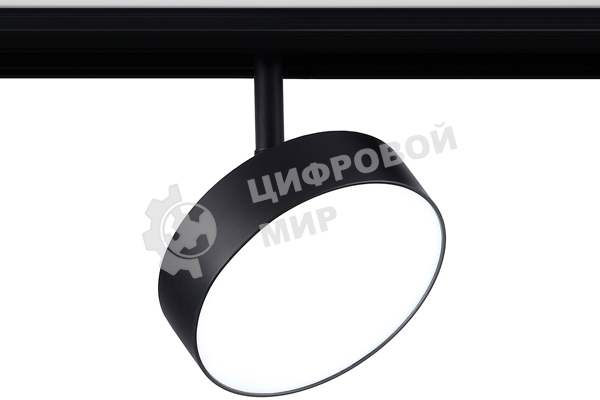Светильник трековый светодиодный GL3855 BK черный IP20 18W 4200K 48V D115*30