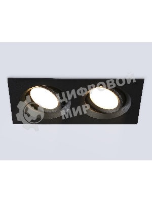 Светильник Ambrella light TN1146/2 BK черный IP44 GU5.3/2 180*95*38