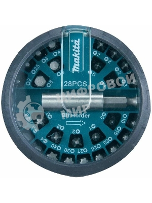Набор бит Makita B-28911 (28пред.) для шуруповертов
