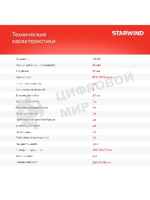 Лобзик Starwind JS80-750S1 750Вт 3000ходов/мин от электросети