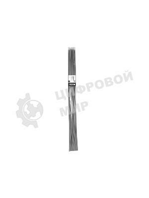 Термоусаживаемая трубка Rexant 5,0/2,5 мм, серая, упаковка 50 шт. по 1 м