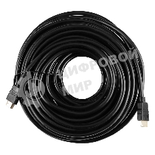 Кабель аудио-видео Buro HDMI (m)/HDMI (m) 20м. черный