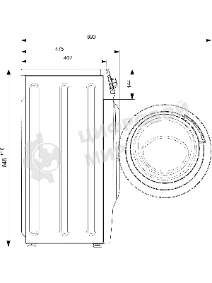 Стиральная машина Atlant СМА 60У1010-00 белый, загрузка фронтальная 6 кг, 1000 об/мин., класс: А+++