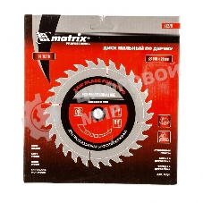 Пильный диск по дереву Matrix, ф190 х 20 мм, 36 зубьев + кольцо 20/16
