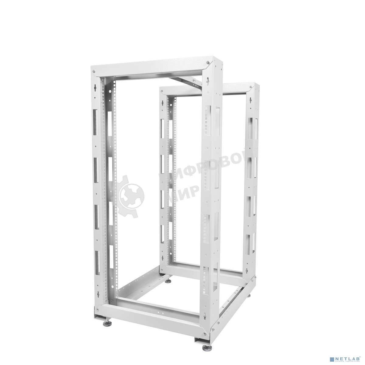 Стойка телеком. универсальная ЦМО! 33U двухрамная (СТК-33.2) (1 коробка)