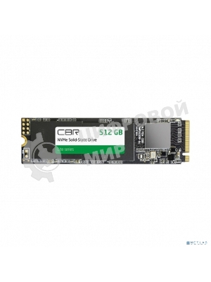 Накопитель SSD NVMe CBR SSD-512Gb-M.2-LT22, 512Gb, M.2 2280, PCIe 3.0 x4, R/W 2100/1600