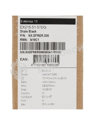 Ноутбук Acer Extensa EX215-57-76DA/15.6