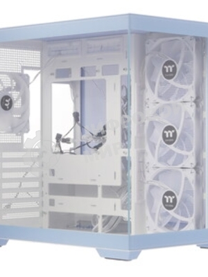 Компьютерный корпус Thermaltake View 380 TG ARGB синий без БП ATX 6x120мм 2x140мм 1x200мм 2xUSB3.0 audio bott PSU