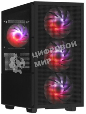Компьютерный корпус DeepCool CH560 черный (R-CH560-BKAPE4-G-1) (ATX, без БП, 2хUSB, с окном)