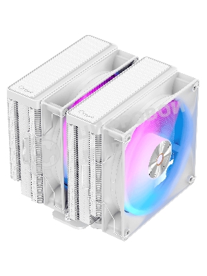 Кулер Ocypus Delta A62 WH ARGb белый 260W/All Intel/AMD AM*/2 fans/Screws