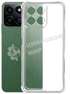 Чехол (клип-кейс) BoraSCO для Honor X7c Bumper Case прозрачный (73872)