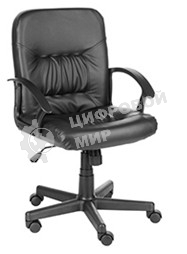 Кресло компьютерное OLSS Чип Ультра черный экокожа Крестовина 