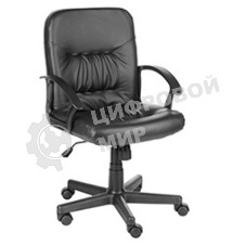 Кресло компьютерное OLSS Чип Ультра черный экокожа Крестовина 