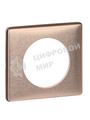 Рамка 1 пост Медь