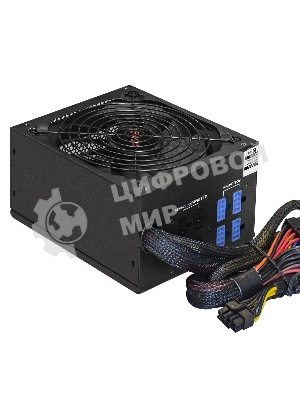 Блок питания серверный 700W ExeGate ServerPRO-700RADS (ATX, for 3U+ cases, APFC, КПД 80% (80 PLUS), 14cm fan, 24pin, 2(4+4)pin, PCIe, 5xSATA, 4xIDE, FDD, Cable Management, black)