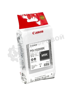 Картридж струйный Canon PFI-102MBk (0894B001) матовый черный, 130 мл., для iPF500/600/700