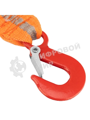 Трос буксировочный Stels 2,5 тонны, 2 крюка, сумка на молнии
