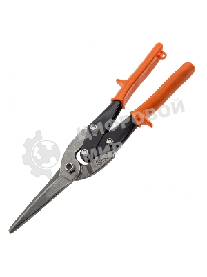 Ножницы по металлу Sparta удлиненные, 290 мм, пряморежущие, обрезиненные рукоятки