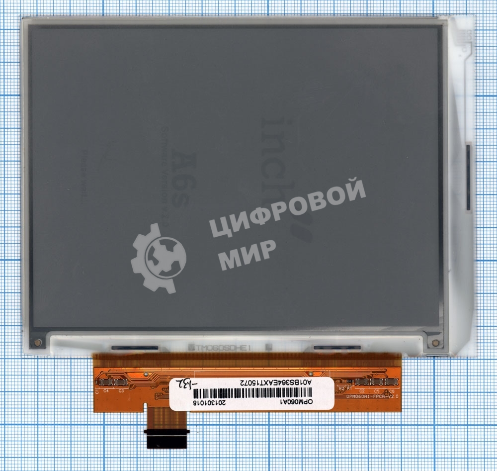 Экран для электронной книги e-ink 6
