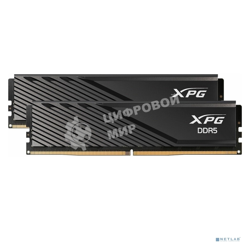 Оперативная память XPG Lancer Blade, DDR5, 32GB (2x16 GB), 6000 MHz, CL30, DIMM, радиатор, черный