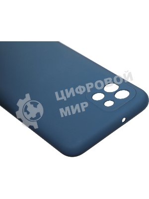 Чехол (клип-кейс) BoraSCO Microfiber Case для Samsung Galaxy A03 синий