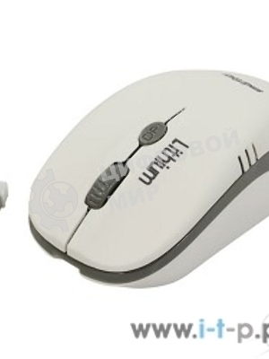 Мышь беспроводная с зарядкой от USB Smartbuy ONE 344CAG бело-серая SBM-344CAG-WG