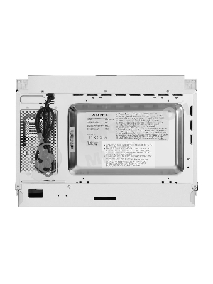 Микроволновая печь встраиваемая Maunfeld MBMO.25.7GW белый, 25 л, 900 Вт, переключатели - сенсор