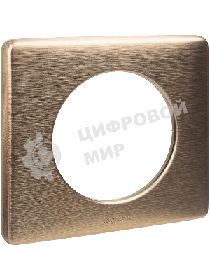 Рамка 1 пост Медь