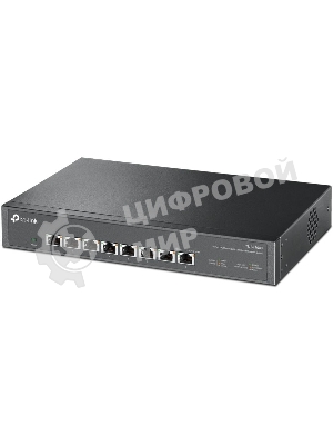 Коммутато TP-Link 8-port Desktop/Rackmount 10G Unmanaged Switch, 8 100/1G/2.5G/5G/10G RJ-45 ports,  1 Fan with intelligent speed control, 100-240 VAC, 50/60 Hz.