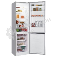 Холодильник Nordfrost NRB 164NF X нержавеющая сталь двухкамерный 238/105 л морозилка снизу