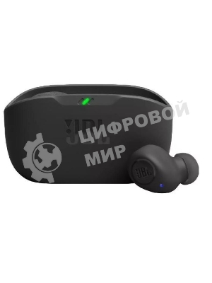 Наушники TWS JBL Wave Buds черный, внутриканальные, Bluetooth, быстрая зарядка, до 8 ч
