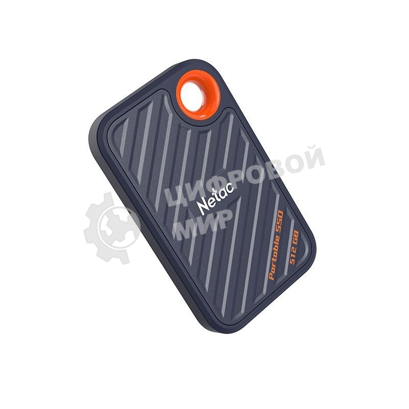 Внешний SSD Netac ZX20, 2TB, USB 3.2 Gen 2x2 Type-C, R/W 2000/1800, черный