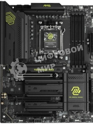 Материнская плата MSI MAG B850 TOMAHAWK MAX WIFI, AM5, AMD B850, 4xDDR5, 4xSATA, 4xM.2, 3xPCI-E x16, 1xHDMI, 1x5Gb LAN, 2xUSB-A 5Gbps, 4xUSB-A 2.0, 3xUSB-C 10Gbps, 7.1, Wi-Fi 7, Bluetooth 5.4, ATX