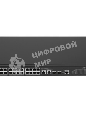 Коммутатор Dahua DH-SG5036FX, 24×1 Гбит/с SFP + 8×1 Гбит/с RJ45 + 4×10 Гбит/с SFP+, управляемый